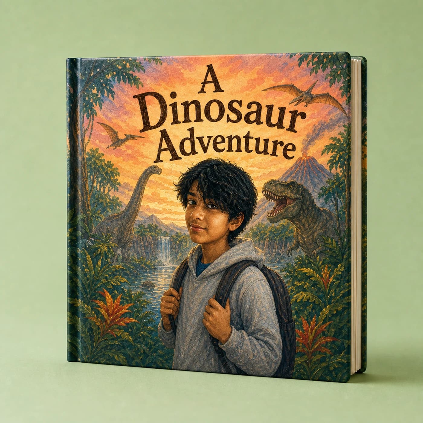 A Dinosaur Adventure hardcover product photo