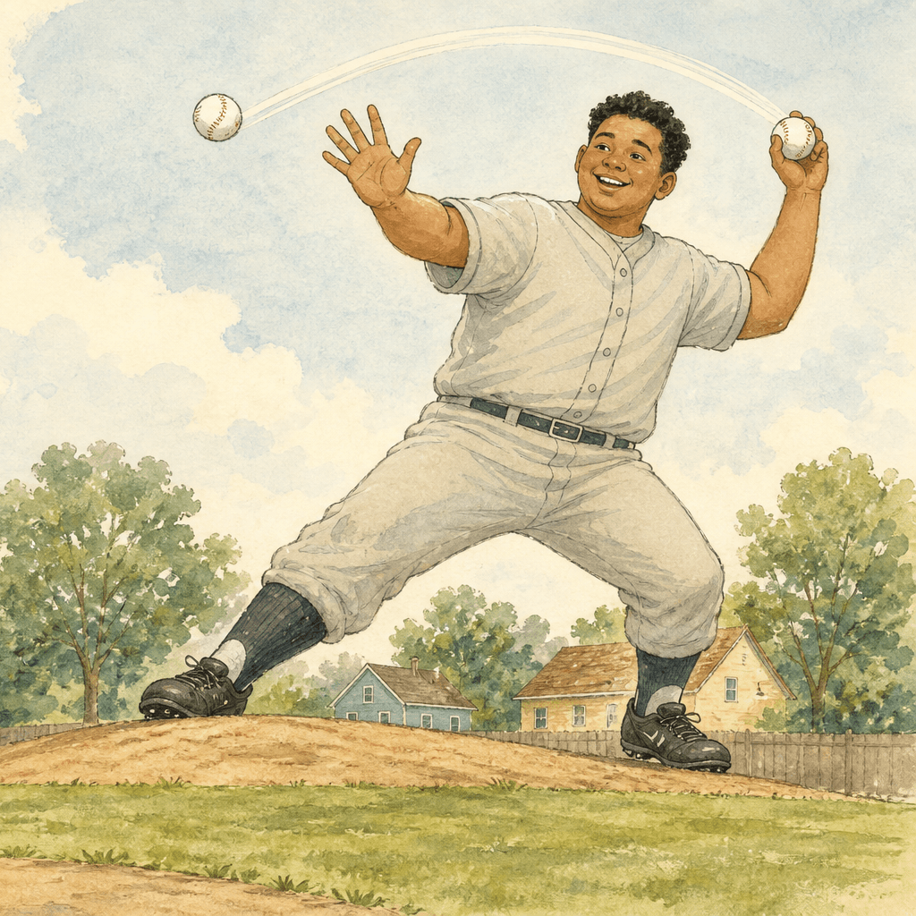 The Home Run sample, spread 6