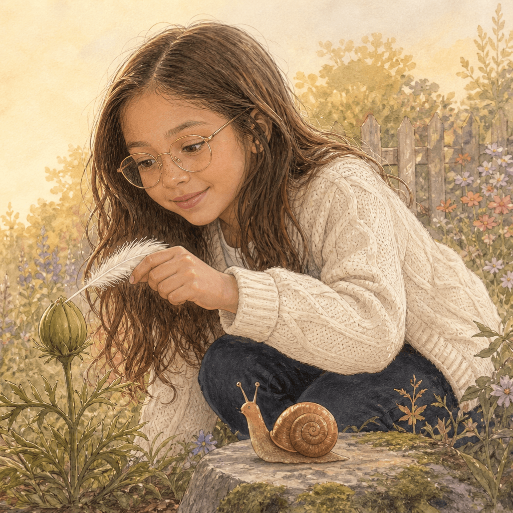A Garden Adventure sample, spread 6